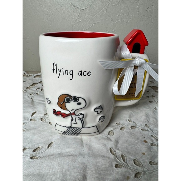Rae Dunn Other - Rae Dunn x Peanuts Snoopy mug FLYING ACE